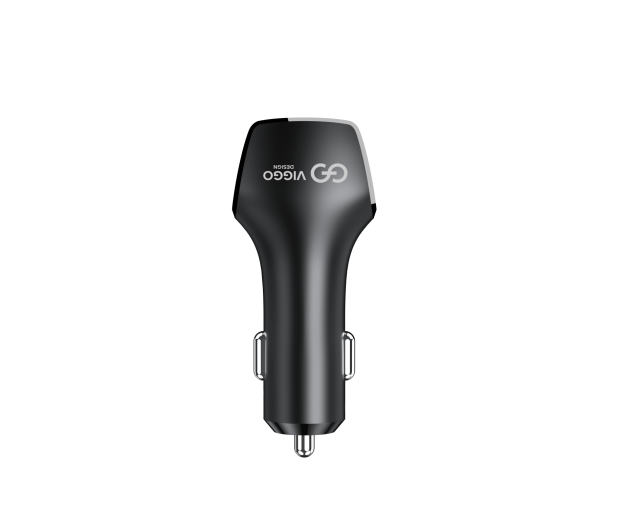 VIGGO DESIGN 2xUSB 2.4A Czarna - 1458554 - zdjęcie 4